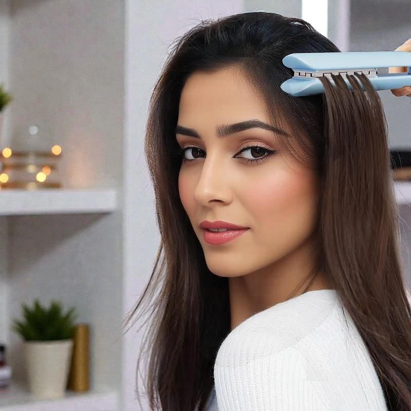 Electric Wet & Dry Hair Curler | Straightener + Volumizer (3-in-1 Tool)