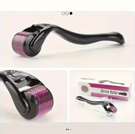 Derma Roller With 0.5 MM Titanium Microneedles (Pack of 1 )