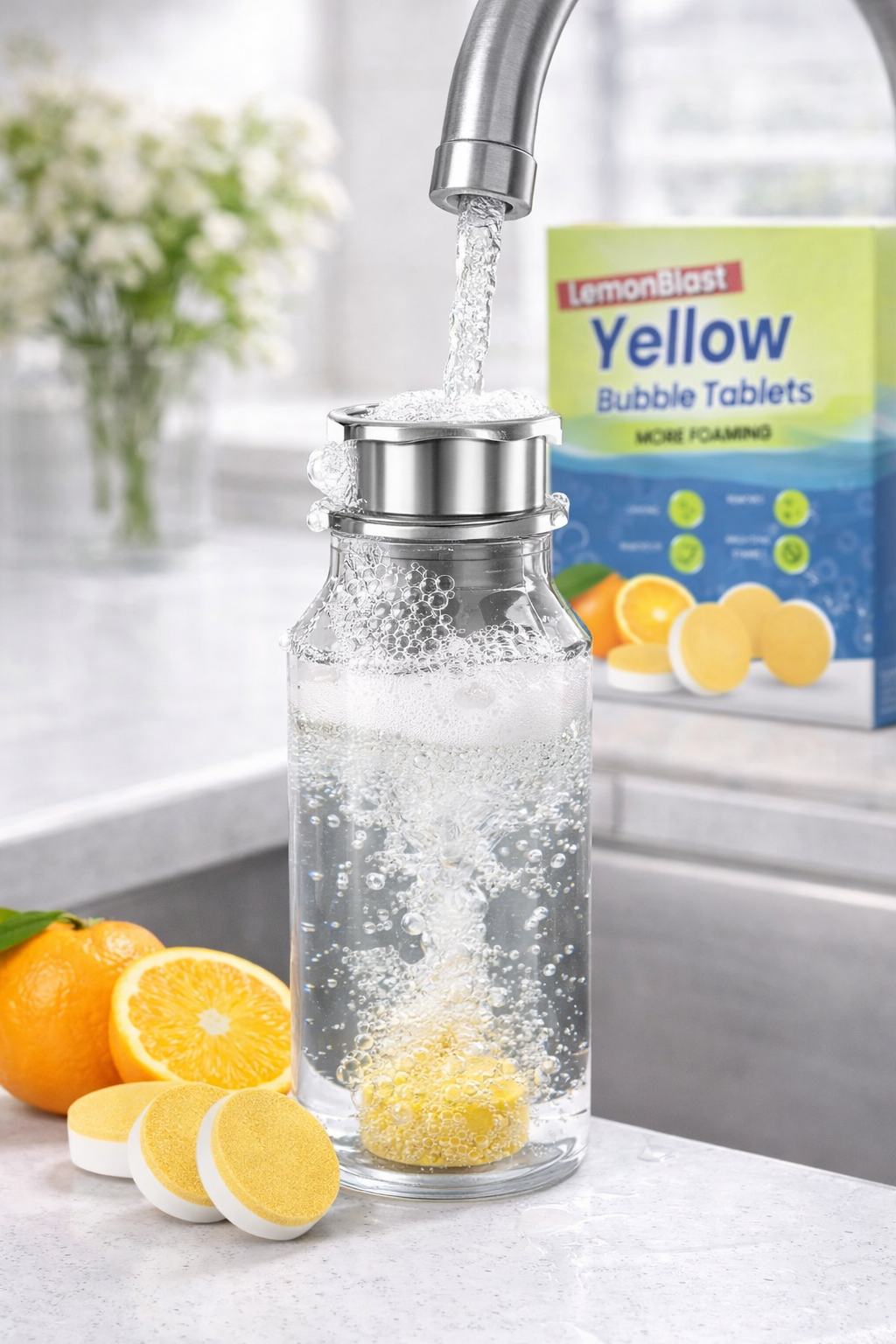 LemonBlast Yellow Bubble Tablets (24pc)
