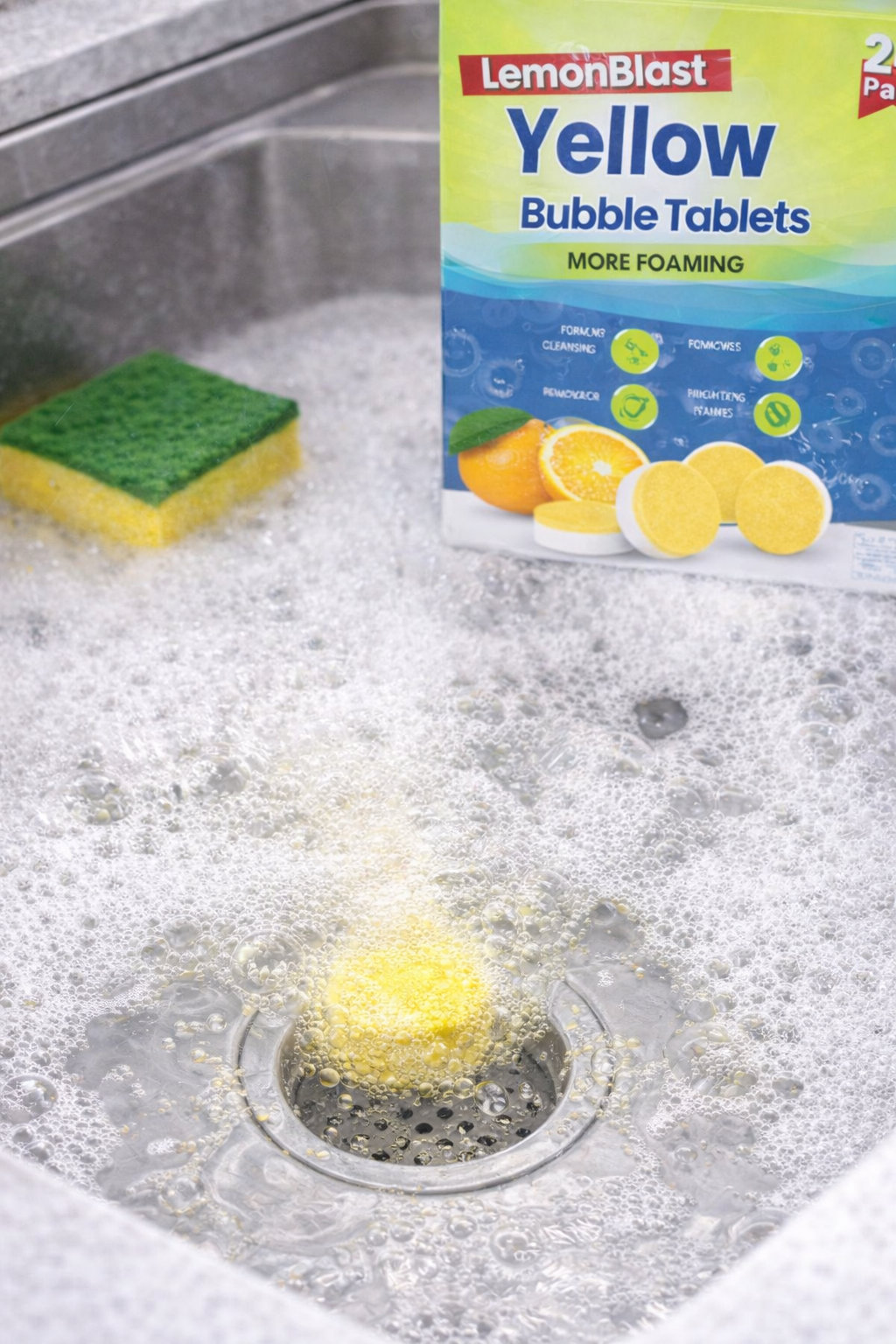 LemonBlast Yellow Bubble Tablets (24pc)