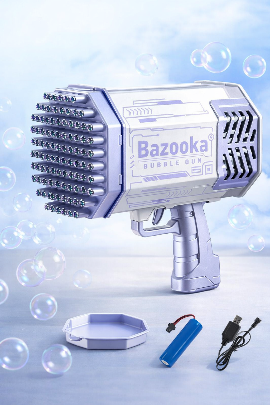 Automatic Bubble Gun Machine Holi Edition