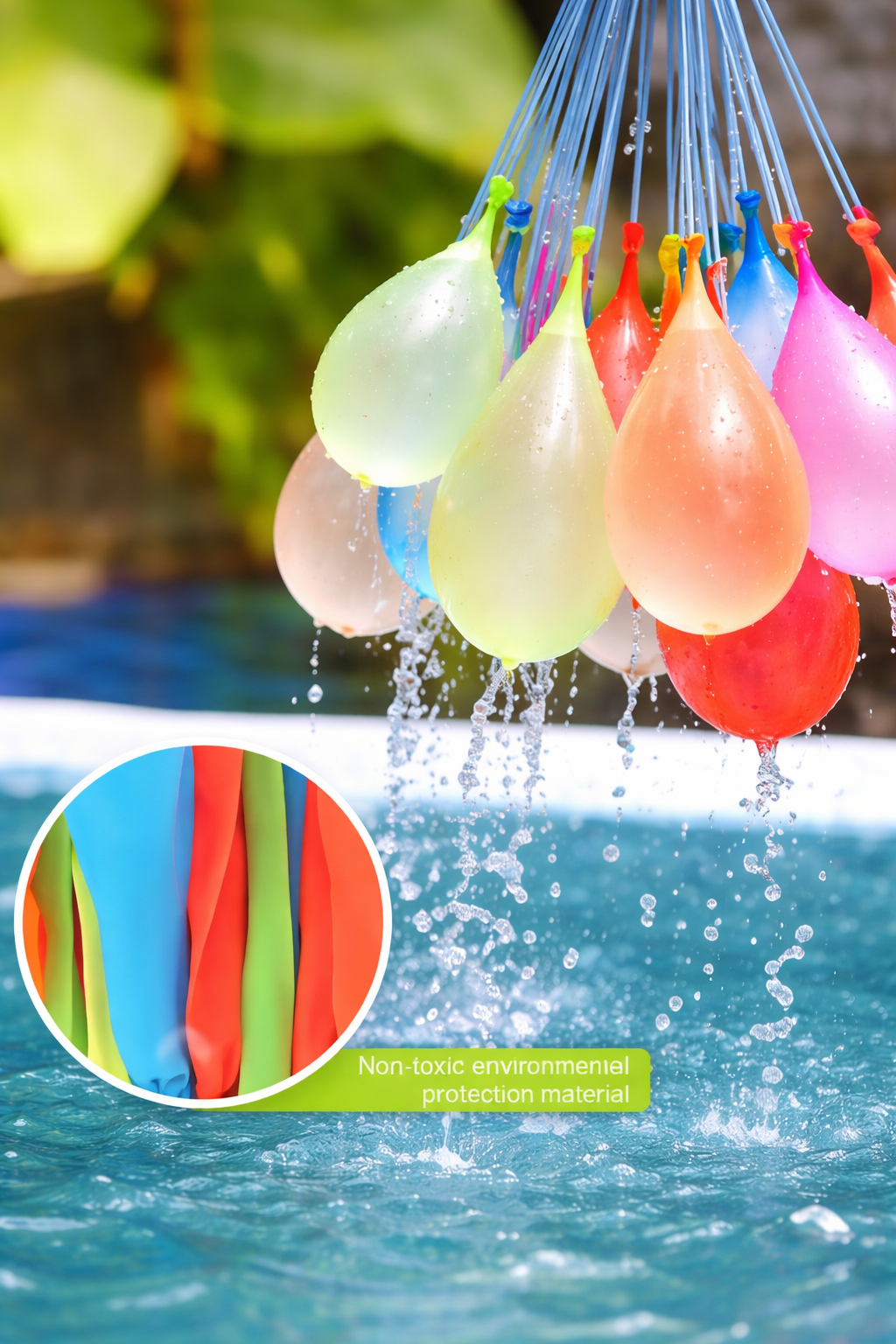 Quick Fill Self Sealing Magic Biodegradable Rapid fill Bomb Water Baloon