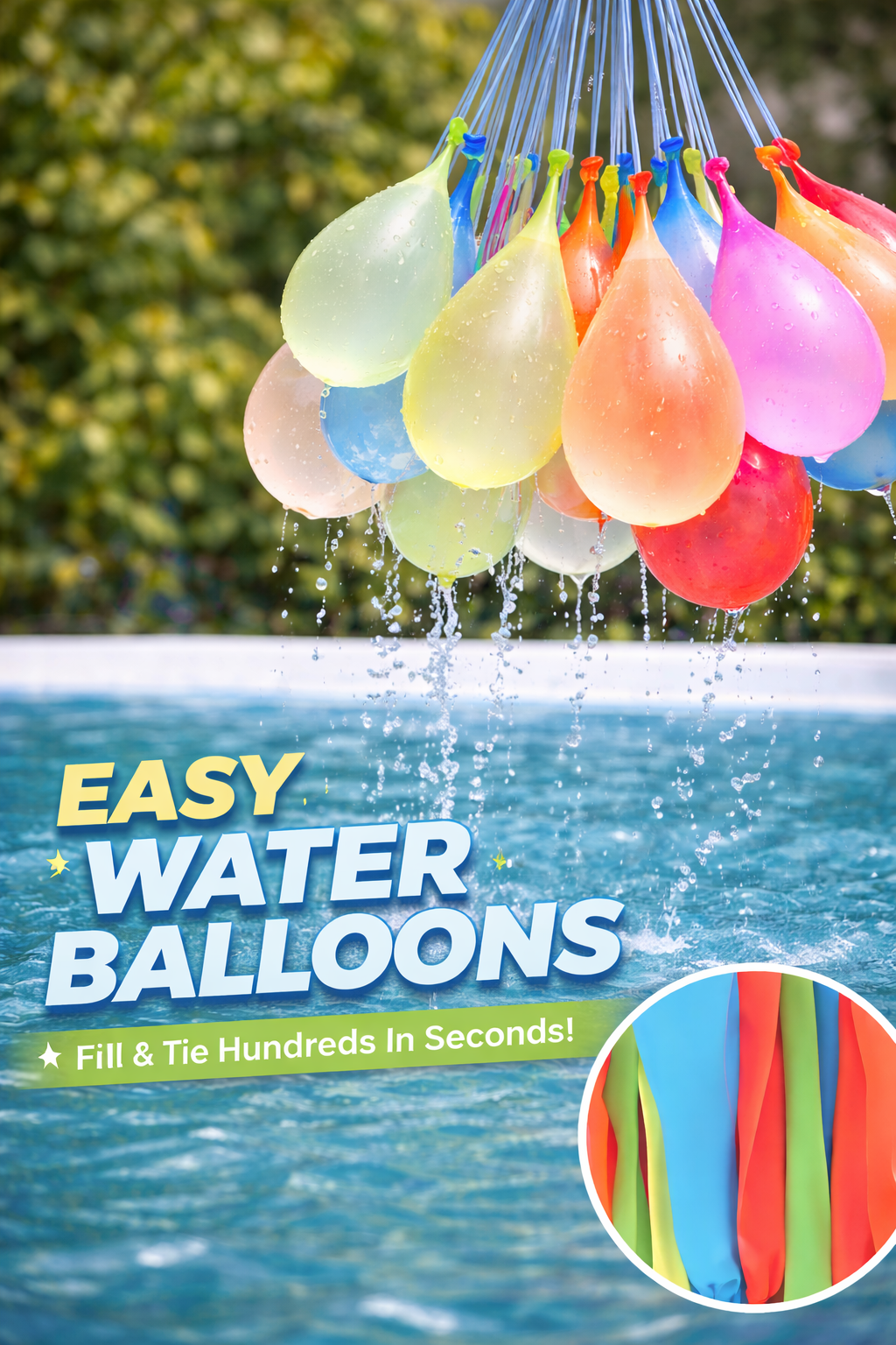 Quick Fill Self Sealing Magic Biodegradable Rapid fill Bomb Water Baloon